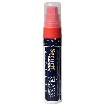 

SECURIT Waterproof, silný voděodolný popisovač, červená