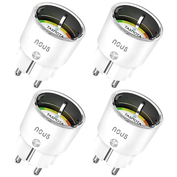 

Nous A1T WiFi Smart zásuvka s Tasmota firmwarem do 16A (4 kusy)