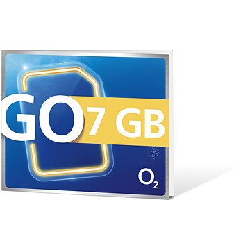 

O2 Předplacená karta GO 7 GB