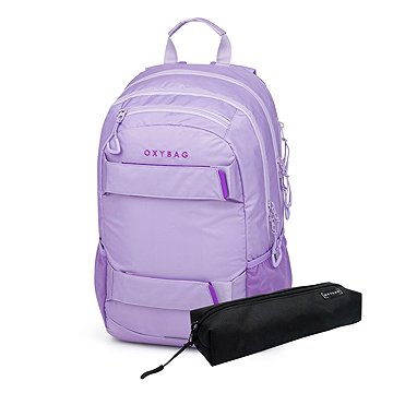 

OXYBAG Studentský batoh + etue Oxy Sport Violet