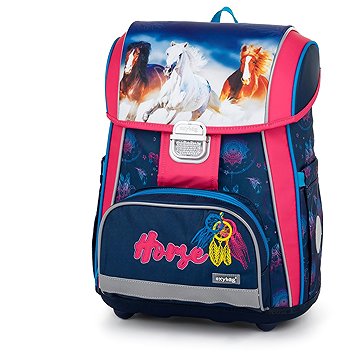 

OXYBAG Školní batoh Premium Koně