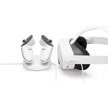 Meta Quest Compact Charging Dock for Quest 3/3S Headsets