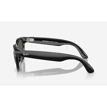 Meta Ray-Ban Meta Headliner Shiny Black Clear to Sapphire Transitions