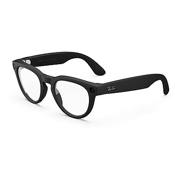 Meta RAY-BAN Meta Headliner (Standard) Smart Glasses (Gen 2) - Matte Black, Clear