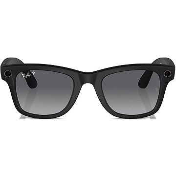 Meta RAY-BAN Meta Wayfarer (Large) Smart Glasses - Matte Black, Polarized Gradient Graphite