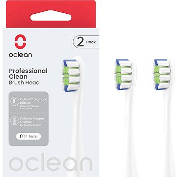 

Oclean Professional Clean P1C1, bílé 2 ks + Professional Clean P1C5, černé 2 ks