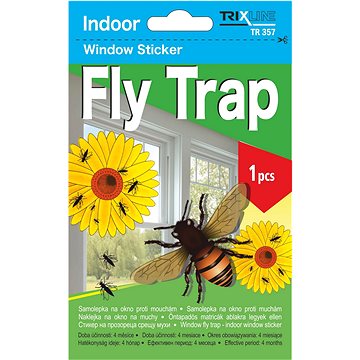 

TRIXLINE samolepka na okno proti poletujícímu hmyzu Fly Trap, 1 ks