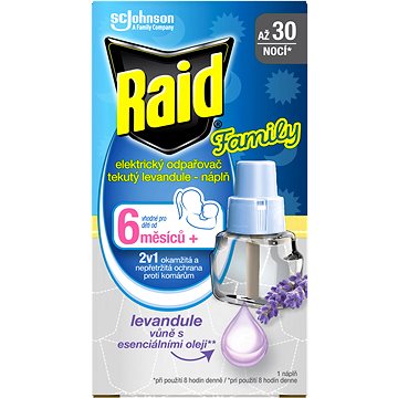 

RAID Family tekutá náplň do el. odpařovače s vůní levandule 21 ml
