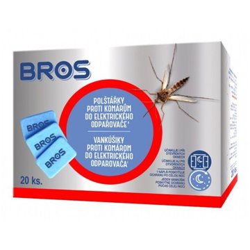 

BROS Polštářky proti komárům do elektrického odpařovače 20 ks