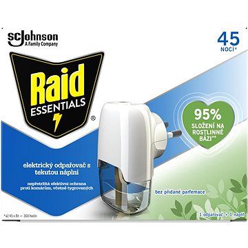 

RAID Essentials Elektrický odpařovač 1 ks s tekutou náplní 27 ml