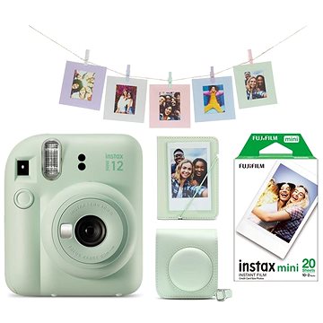 

Fujifilm Instax Mini 12 Green + Mini 12 ACC kit + 2x10 film
