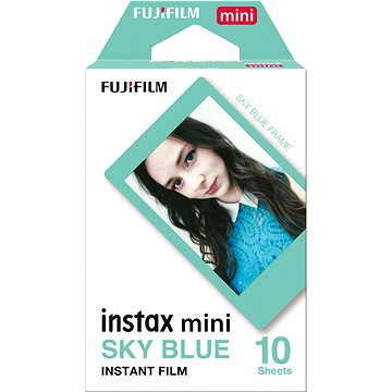Fujifilm instax mini film blue Frame 10ks fotek