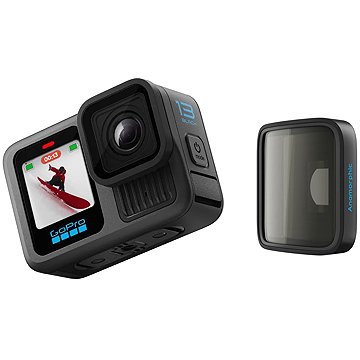 

GoPro HERO13 Black + Anamorphic Lens Mod
