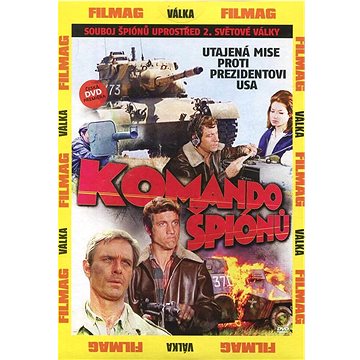 

Ritka Video Komando špionů (DVD) – papírový obal