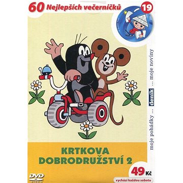 

North Video Krtkova dobrodružství 2 (DVD) – papírový obal