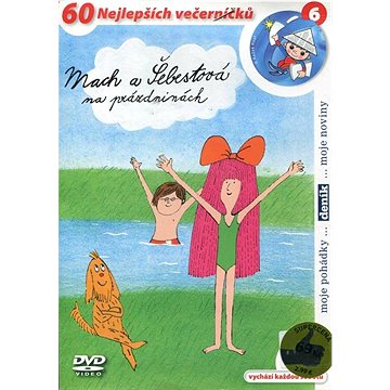 

North Video Mach a Šebestová na prázdninách, papírový obal DVD