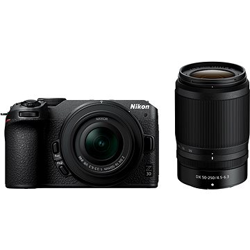 

Nikon Z30 + Z DX 16–50 mm f/3,5–6,3 VR + Z DX 50–250 mm f/4,5–6,3 VR