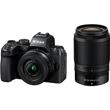 

Nikon Z50 II + Z DX 16-50 mm f/3,5-6,3 VR + Z DX 50-250 mm f/4,5-6,3 VR