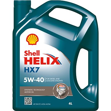 Shell Helix HX7 5W-40 4L - Motorový olej