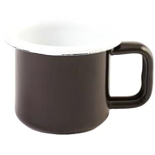 

Olymp, Jihočeský plecháček, smaltovaný hrnek 5 cm, 0,1 l, černý s bílým lemem 219/10c