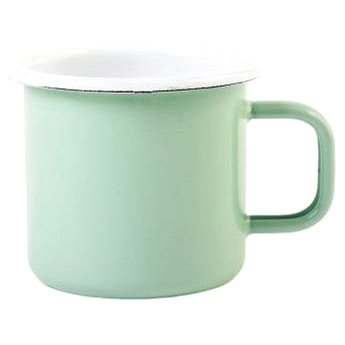 

Olymp, Jihočeský plecháček, smaltovaný hrnek 8 cm, 0,4 l, mátový s bílým lemem 219/08c