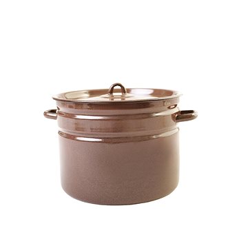 

Olymp Smalovaný s poklicí 40 cm 32 l hnědý granit