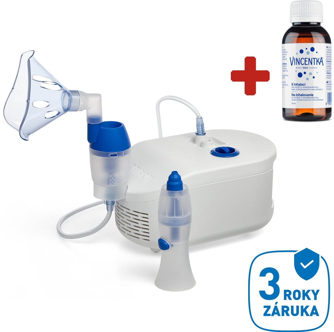 

OMRON C102 Inhalátor s nosní sprchou, 3roky záruka
