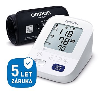 

OMRON M3 Comfort intelli, 5let záruka