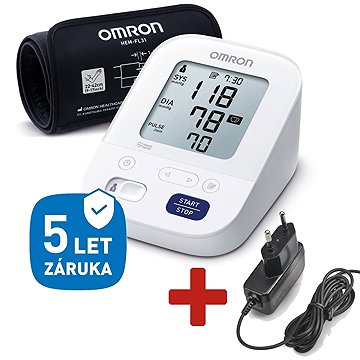 

OMRON M3 Comfort intelli +ZDROJ (SET), 5let záruka