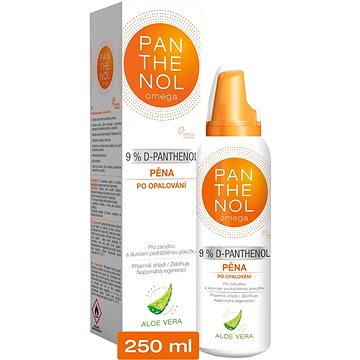Panthenol Omega Chladivá pěna s Aloe Vera 9% 150ml - Sprej po opalování