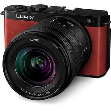 

Panasonic Lumix DC-S9 červený + Lumix S 20-60 mm f/3,5-5,6 Macro O.I.S.