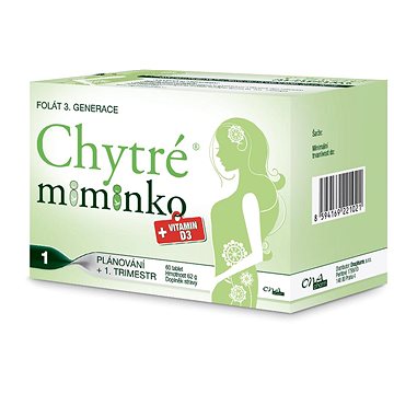 

Chytré miminko methylfolát 60 tablet