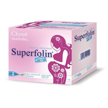 

Chytré miminko superfolin 2 Mama 60 tablet + 60 kapslí