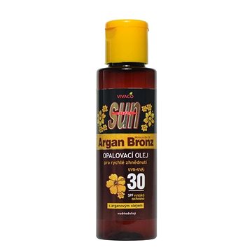 VIVACO SUN Arganový opalovací olej OF 30 100 ml - Opalovací olej