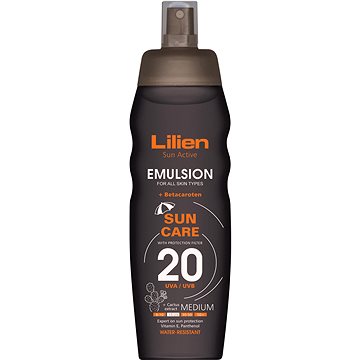 LILIEN Sun Active Emulsion SPF 20 200 ml - Opalovací sprej