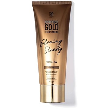 

DRIPPING GOLD Glowing Steady Samoopalovací krém Gradual Tan medium/dark 200 ml