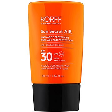 

KORFF Sun Secret Ultralehký pleťový fluid SPF 30 50 ml