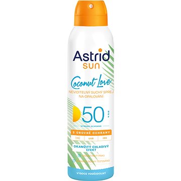

ASTRID SUN Neviditelný suchý sprej na opalování SPF 50 150 ml