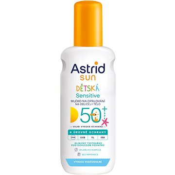 

ASTRID SUN Dětské mléko na opalování Sensitive sprej SPF 50+ 150 ml