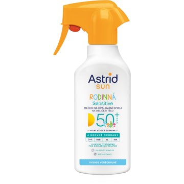 

ASTRID SUN Sensitive sprej SPF 50+ 270 ml