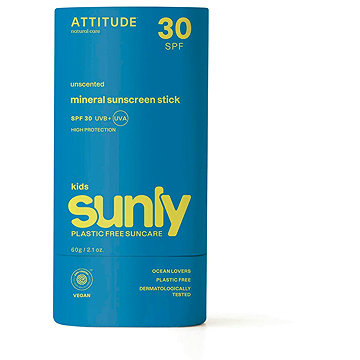 

ATTITUDE Sunly 100 % minerální ochranná tyčinka na celé tělo SPF 30 60 g