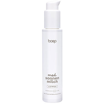 

BOEP Přírodní med mléko na opalovaní SPF 50 100 ml