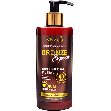 

VIVACO Bronze Express Samoopalovací mléko medium 300 ml
