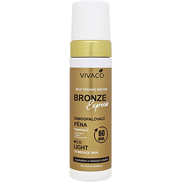 

VIVACO Bronze Express Samoopalovací pěna light 200 ml