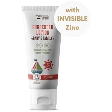 

WoodenSpoon Opalovací tělové mléko v tubě Baby & Family SPF 50 100 ml