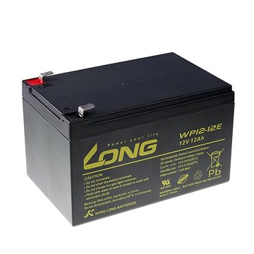 

Long 12V 12Ah olověný akumulátor DeepCycle AGM F2 (WP12-12E)