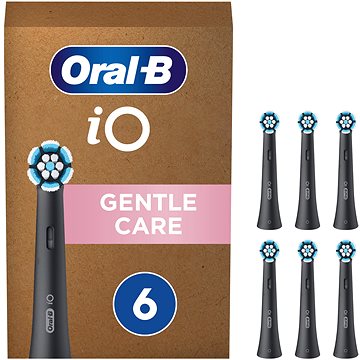 

Oral-B iO Gentle Care Černé 6 ks