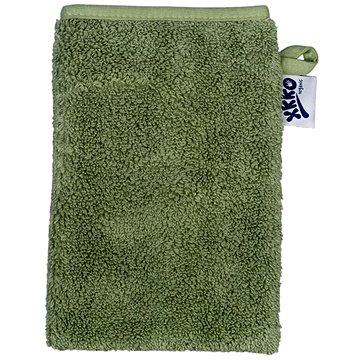 

XKKO Organic BIO bavlněná žínka, froté - Granite Green