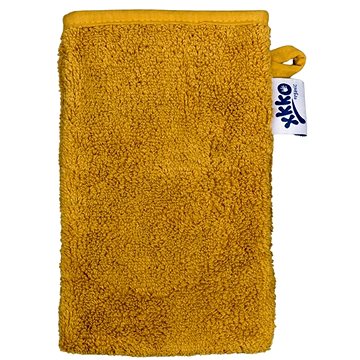 

XKKO Organic BIO bavlněná žínka, froté - Honey Mustard