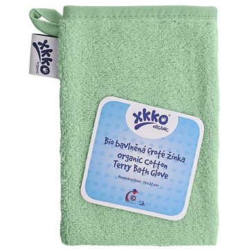 

XKKO Organic BIO bavlněná žínka, froté - Mint